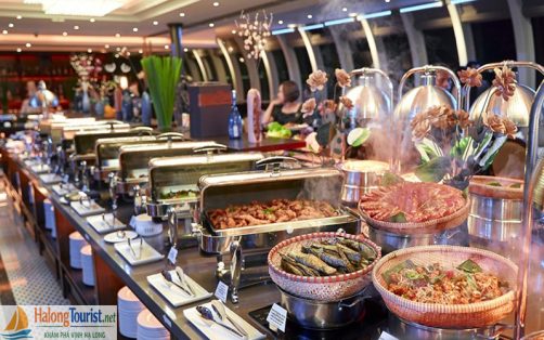 Ẩm thực trên du thuyền Hạ Long 2 ngày 1 đêm