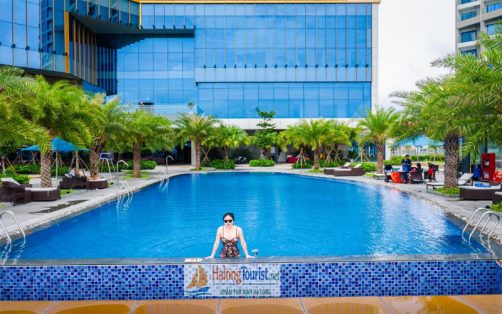 Bể bơi ngoài trời Phòng Gym Khách Sạn Mường Thanh Luxury Bãi Cháy