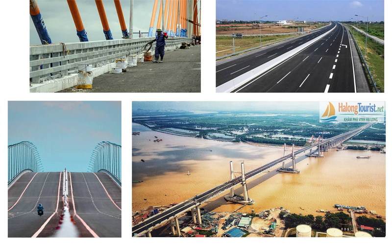 Cầu Bạch Đằng trên tuyến cao tốc Hà Nội – Hạ Long