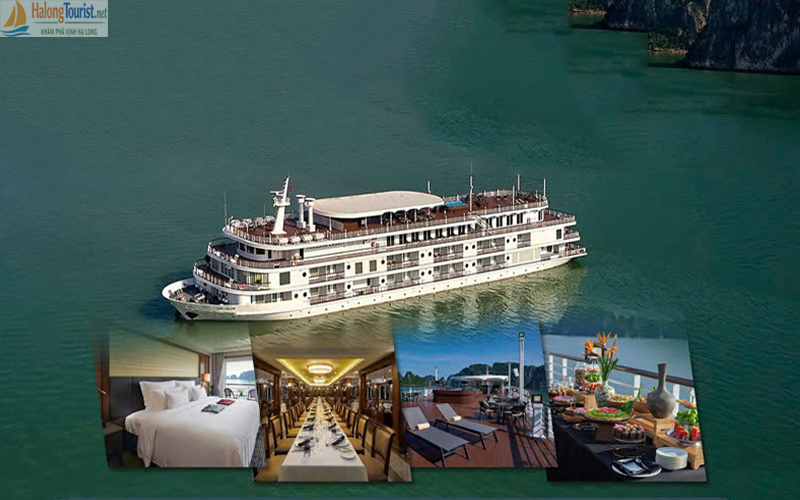 du thuyền Hạ Long 2 ngày 1 5 sao trên vịnh