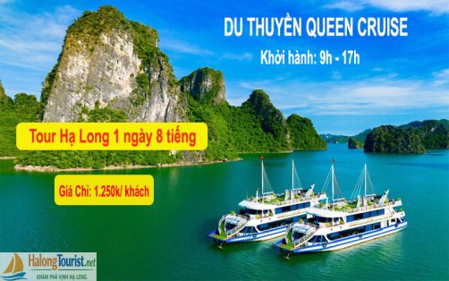 Du Thuyền Queen 8 tiếng