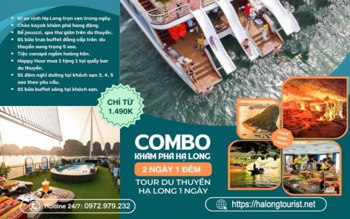 Combo du lịch Hạ Long 2 ngày 1 đêm