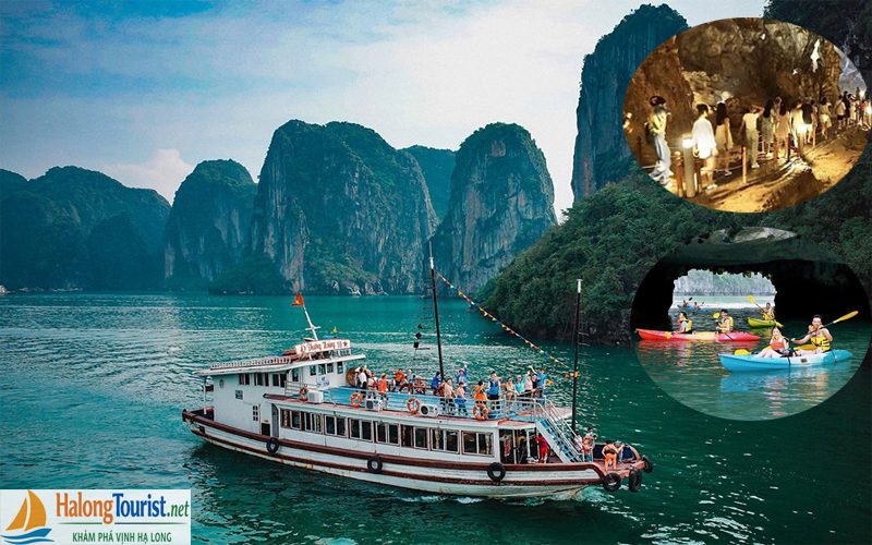 Giờ tàu thăm Vịnh Hạ Long 6 tiếng tham quan hang động