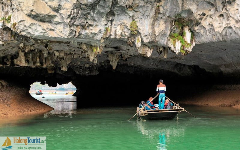Hang Sáng Hang Tối Vịnh Lan Hạ chèo kayak xuyên hang