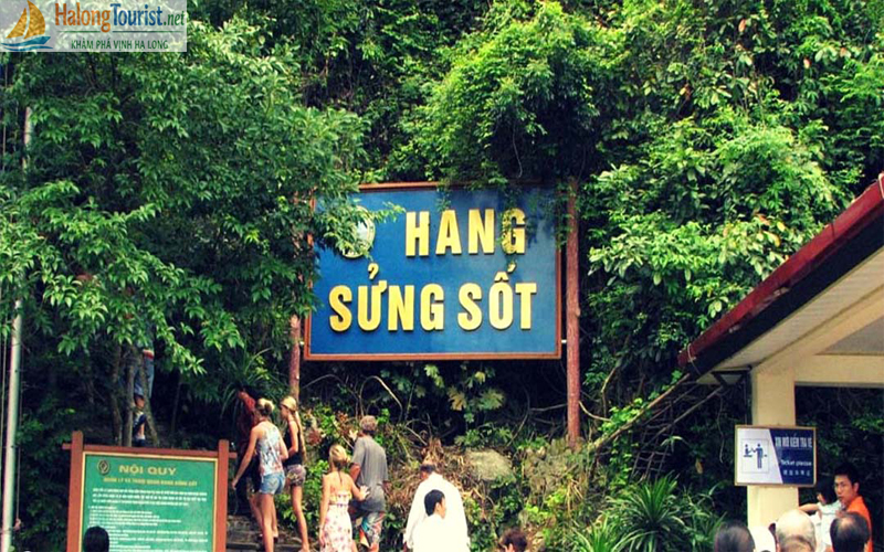 Hang Sửng Sốt trong tour tham quan vịnh Hạ Long tuyến 2