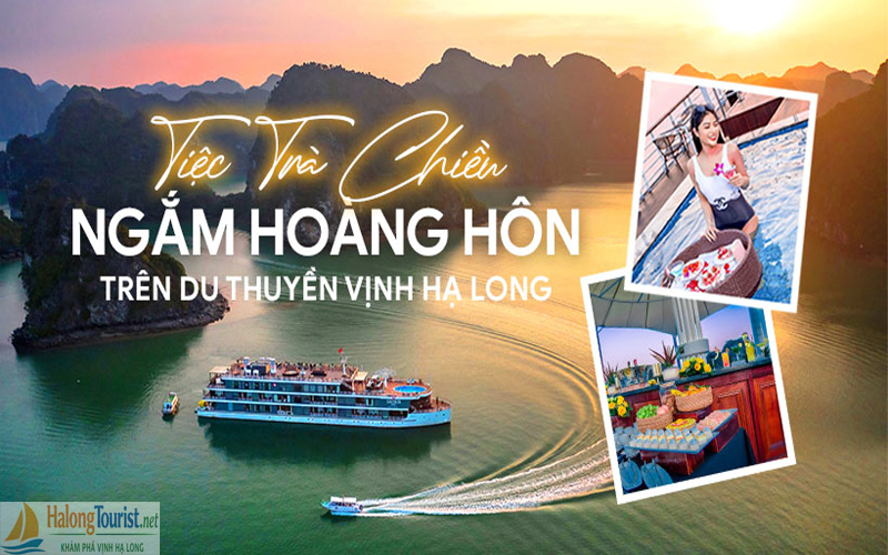 Ngắm hoàng hôn và bình minh trên du thuyền Hạ Long