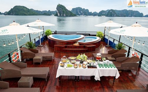Sundeck Du thuyền Pamela Hạ Long