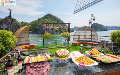 Khu giải trí tiệc trà ngắm hoàng hôn Sweetnees Cruise Halong