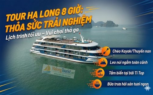 Tour Hạ Long 8 tiếng - du thuyền cao cấp
