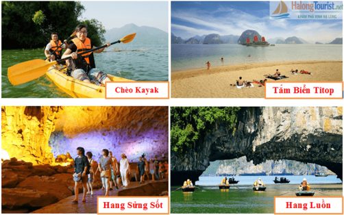Hoạt động nổi bật trong Tour Hạ Long 2 ngày 1 đêm ngủ du thuyền