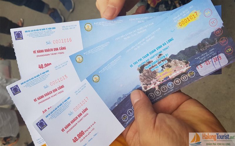 Vé tham quan Vịnh Hạ Long bao nhiêu tiền