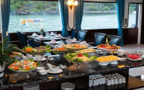 Buffet hải sản trên du thuyền Hạ Long 6 tiếng