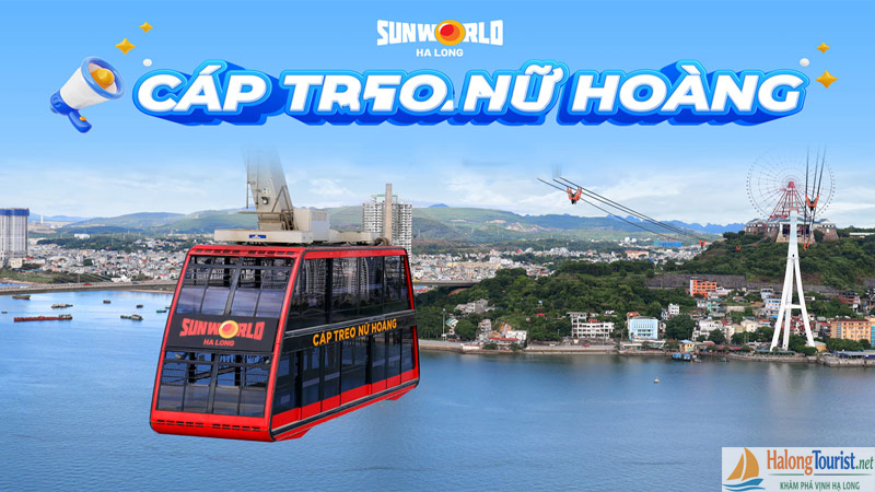 Giá vé cáp treo Nữ Hoàng Sun World Hạ Long