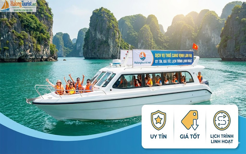 Thuê cano Vịnh Lan Hạ tại Halongtourist.net