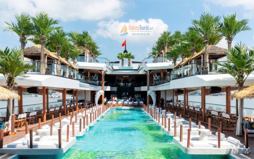 Hệ thống bangalow trên du thuyền dolphin 6 sao Hạ Long