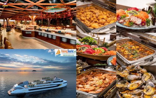 Buffet hải sản cao cấp trên du thuyền Dolphin Cruise Hạ Long