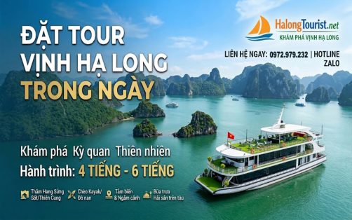 Đặt Tour thăm Vịnh Hạ Long 4 Tiếng – 6 Tiếng Trong Ngày