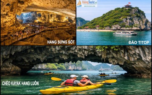 Các điểm tham quan vịnh Hạ Long 6 tiếng ( tuyến 2)