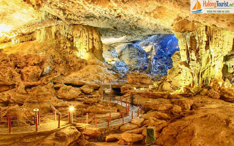 Hang Sửng Sốt Vịnh Hạ Long với thạch nhũ kỳ ảo