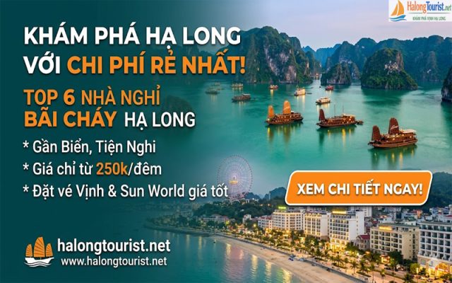 Danh sách nhà nghỉ Bãi Cháy Hạ Long giá rẻ gần biển