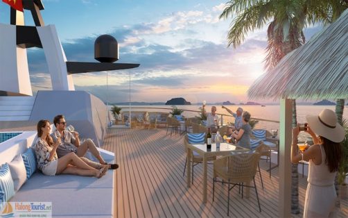 Tiệc hoàng hôn Sunset Party trên du thuyền Dolphin Cruise