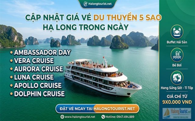 Giá vé du thuyền Hạ Long trong ngày