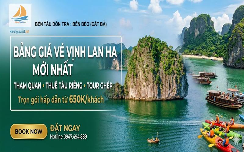 Giá vé tham quan và thuê tàu vịnh Lan Hạ