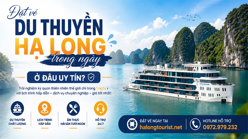 Đặt Vé Du Thuyền Hạ Long Trong Ngày Ở Đâu Uy Tín